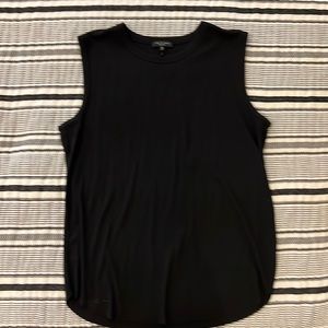 Rag & Bone black sleeveless textured top- size M